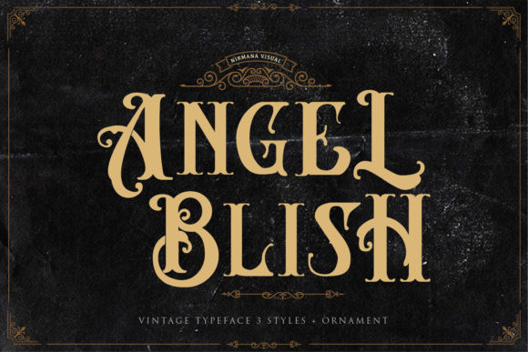 Angel Blish Family: A Victorian-Inspired Display Typeface