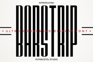 Barstrip: A Condensed Display Font for Modern Logos