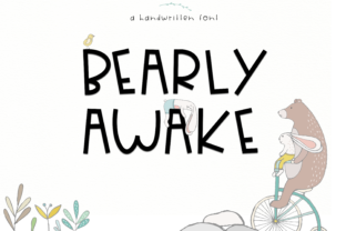 Bearly Awake: A Whimsical Display Font for Digital Brands