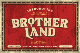 Brotherland: The Vintage Display Font for Your Brand