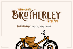 Brotherley: A Vintage Display Font for Modern Editorial Design