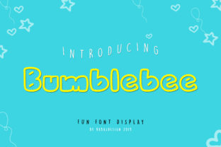 Bumblebee Font: A Fun Display Typeface for Happy Campaigns