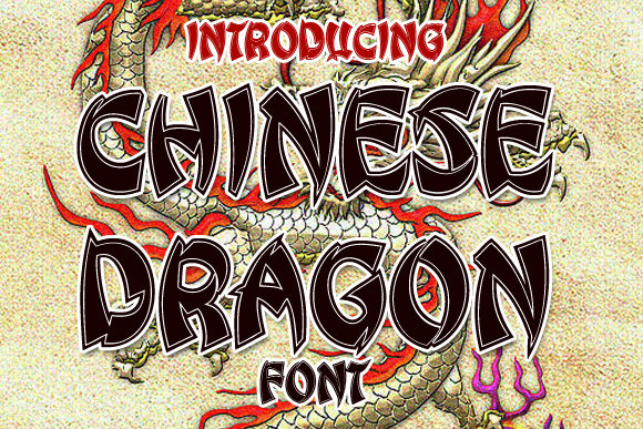 Chinese Dragon: A Bold Display Font for Makers