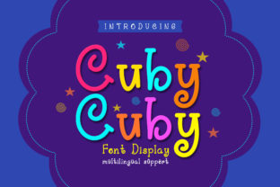 Cuby Cuby: A Playful Display Font for Creative Projects