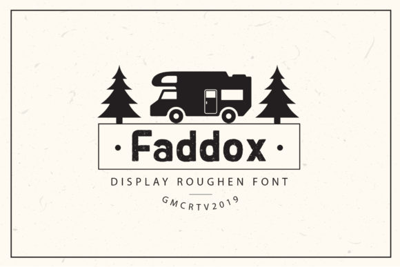 Faddox Review: A Vintage Motorbike Display Font for Bold Brands