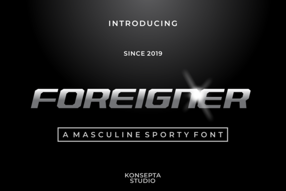 Foreigner Font: Bold Elegance for Modern Branding