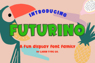 Futurino Family: A Playful Display Font for Makers