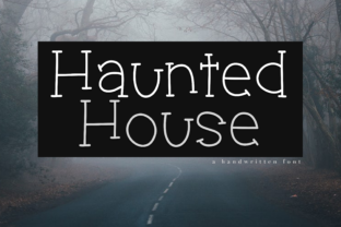 Haunted House Font for Spooky Halloween Branding