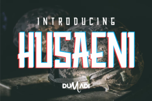 Husaeni: The Modern Display Font for Branding
