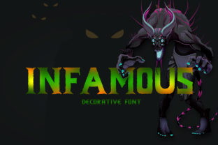Infamous: The Bold Display Font for Scroll-Stopping Marketing