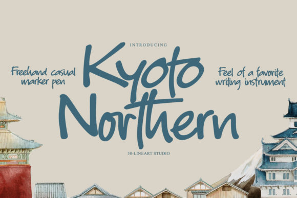 Kyoto Northern: A Bold Display Font for Modern Design