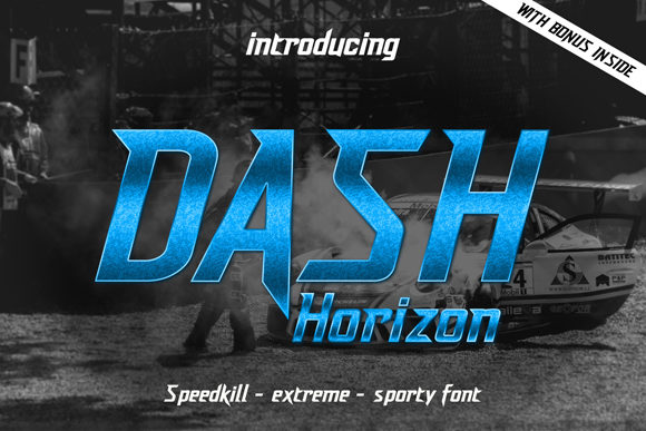 Launch Bold Campaigns with Dash Horizon Display Font