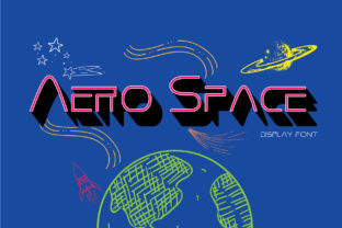 Launch Campaigns with Aero Space Display Font