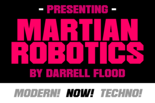 Martian Robotics Font for Bold Brand Identity