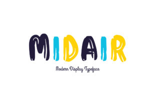 Midair: A Modern Display Font for Editorial Design