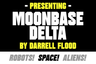 Moonbase Delta Font for Sci-Fi Crafts