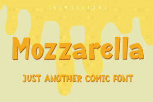 Mozzarella Font: A Bold Comic Typeface for Makers