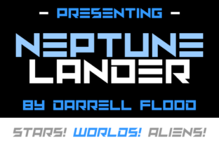 Neptune Lander: The Futuristic Display Font for Tech Brands