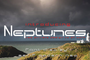 Neptunes: A Modern Display Font for Editorial Design