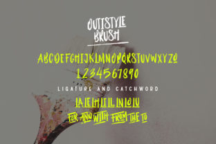 Outistyle: The Urban Brush Typeface for Modern Editorial Design