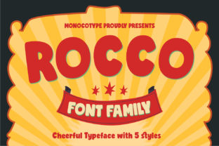 Rocco Family: A Versatile Display Typeface for Editorial Design