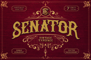 Senator: A Vintage Display Font for Editorial Impact
