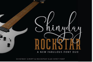 Shinyday Rockstar Duo Font Review