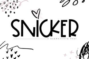 Snicker Font Review: A Cute Display Typeface for Campaigns