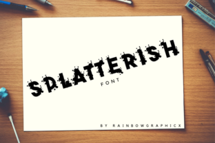 Splatterish: A Bold Display Font for Memorable Branding