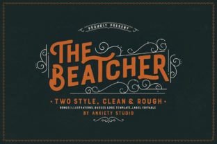 The Beatcher Display Font for Bold Web Headers