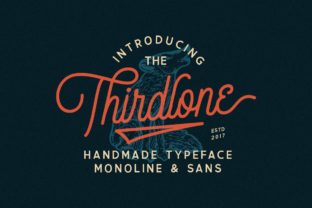 Thirdlone Family: A Playful Display Font for Branding