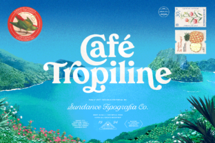 Tropiline Family: The Retro Display Font for Brand Makeovers