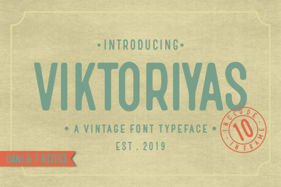 Viktoriyas Font Review: A Striking Display Choice